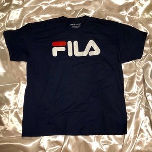 FILA Oversized Boyfriend T-Shirt with Front Logo